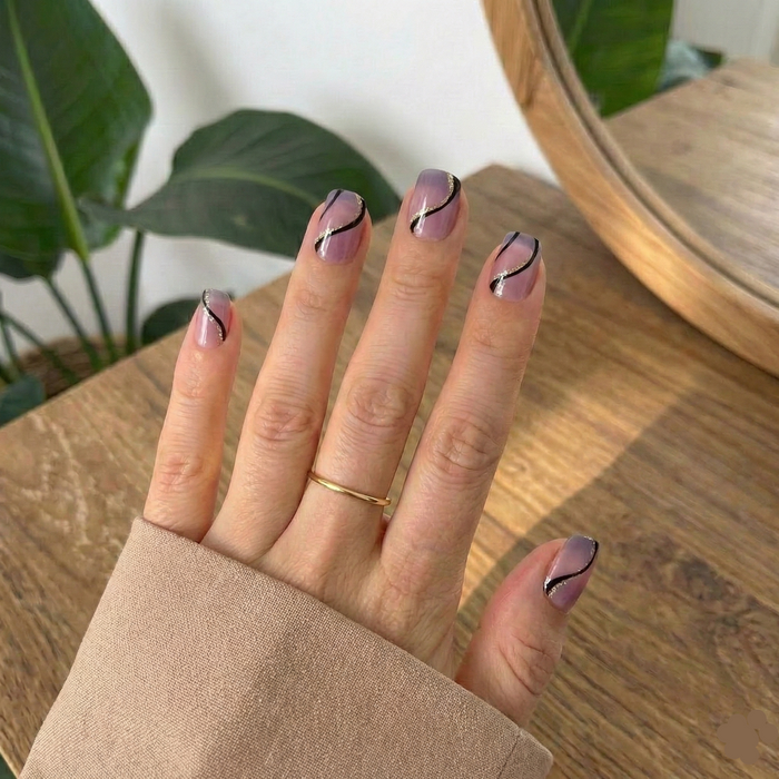 Ripple Nail Wrap